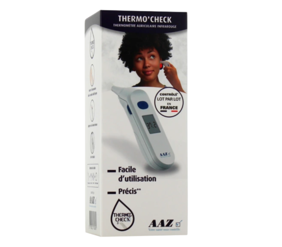 Thermo'check Ohrthermometer AAZ - Verpackung eines Thermometers