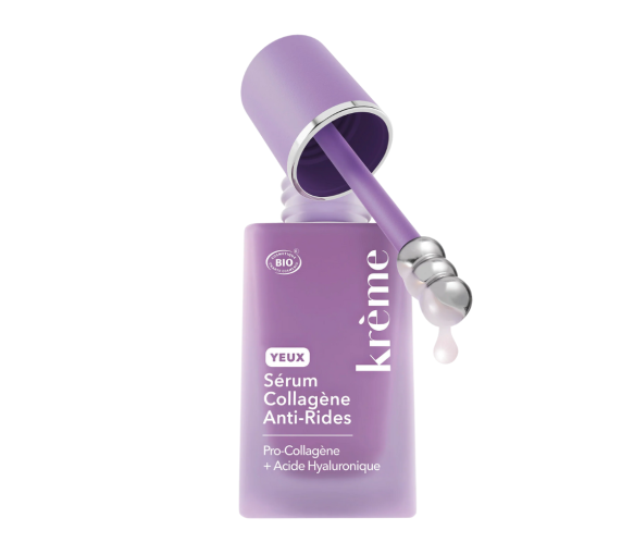 Bio-Creme Anti-Falten Augen Kollagenserum - 15ml Flasche - image 1
