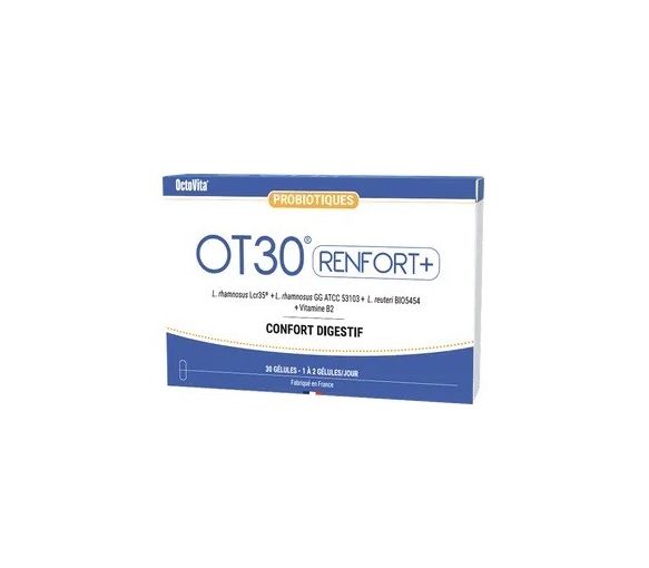 OT30 Renfort+ Probiotika Verdauungskomfort OctoVita - Packung mit 30 Kapseln