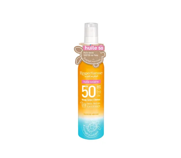Sonnenschutzöl SPF50 Respektvoll - Spray von 100 ml