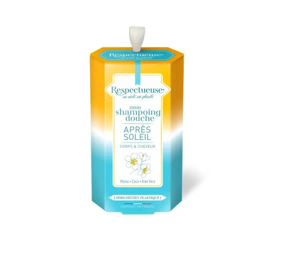 Mein nach der Sonne pflegendes Festshampoo Respectueuse - 75g Stück