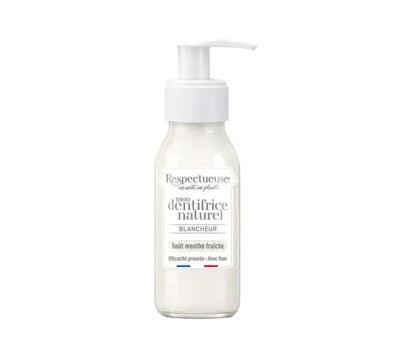 Mein natürlicher Whitening-Zahnpasta Respektvoll - Pumpflasche mit 80 ml