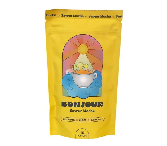 Hallo Getränk Geschmack Mokka - Beutel mit 90g (15 Portionen) - image 1