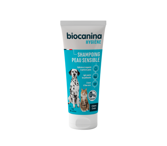 Shampoo für empfindliche Haut bei Hunden und Katzen Biocanina - Tube mit 200 ml - image 1