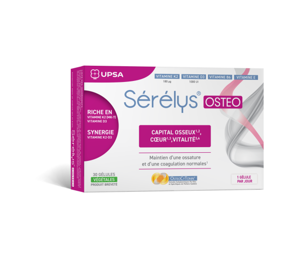 Sérélys Osteo - Packung mit 30 pflanzlichen Kapseln