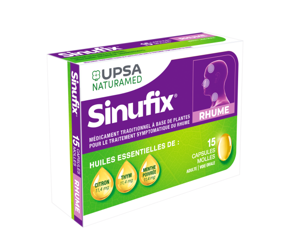 Sinufix - Packung mit 15 Weichkapseln