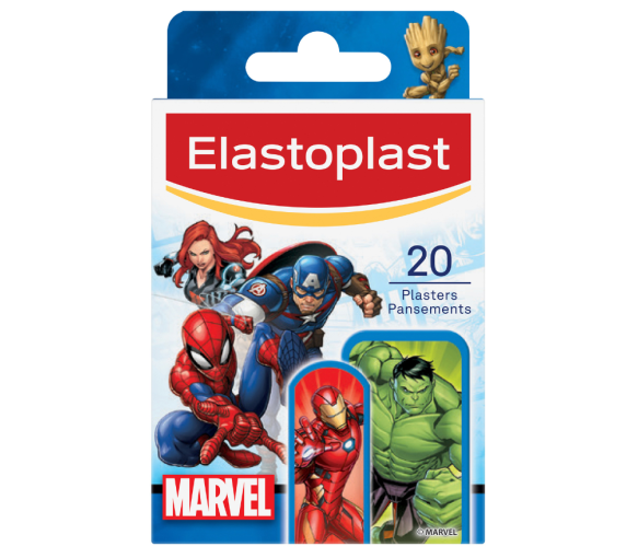 Marvel Elastoplast Kinderpflaster - Packung mit 20 Pflastern - image 1