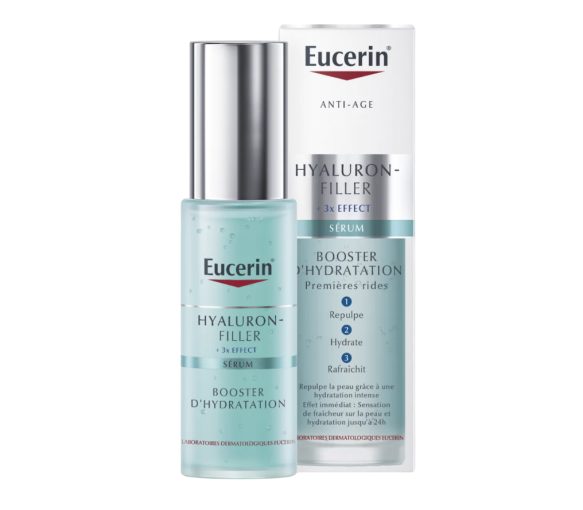 Hyaluron-Filler + 3x Effekt Feuchtigkeitsbooster-Serum Eucerin - Pumpflasche mit 30 ml - image 1