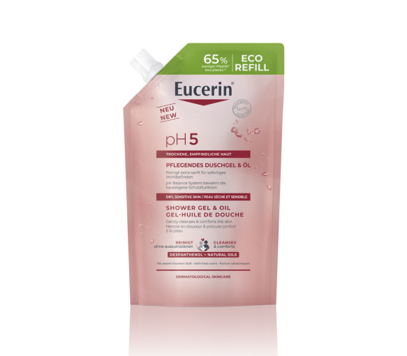 Gel-Duschöl pH5 Eucerin - Öko-Nachfüllpackung von 400 ml - image 1