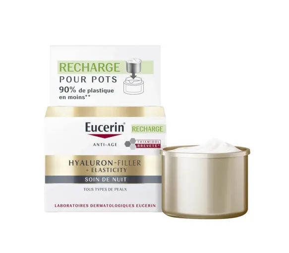 Hyaluron-Filler + Elastizität Nachtpflege Eucerin - Nachfüllung 50 ml - image 1