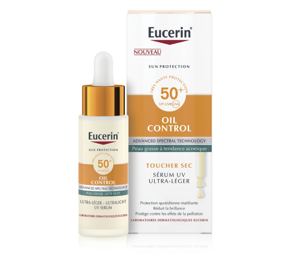 Oil Control Sonnenserum ultra-leicht SPF50+ Eucerin - Flasche mit 30ml - image 1