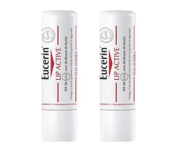 Sonderangebot Eucerin aktiver Lippenpflege - 2er-Pack mit 4,8g Sticks
