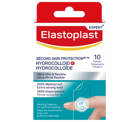 Hydrocolloid-Schutzpflaster Second Skin Elastoplast - Packung mit 10 Pflastern - image 1