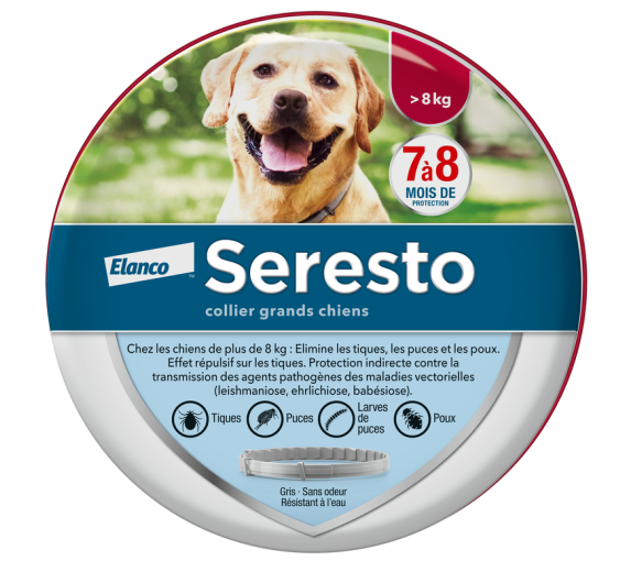 Seresto Antiparasitenhalsband für große Hunde Elanco - 1 Halsband - image 1