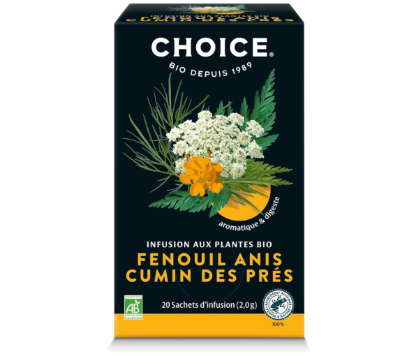 Bio-Kräutertee Fenchel Anis Kümmel Choice - 17 Beutel Box - image 1