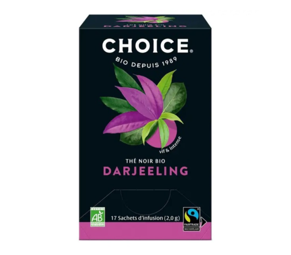 Bio-Kräutertee Darjeeling Choice - Box mit 17 Beuteln