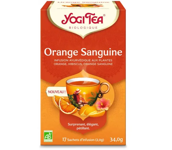 Blutorange BIO Yogi Tea - Schachtel mit 17 Beuteln