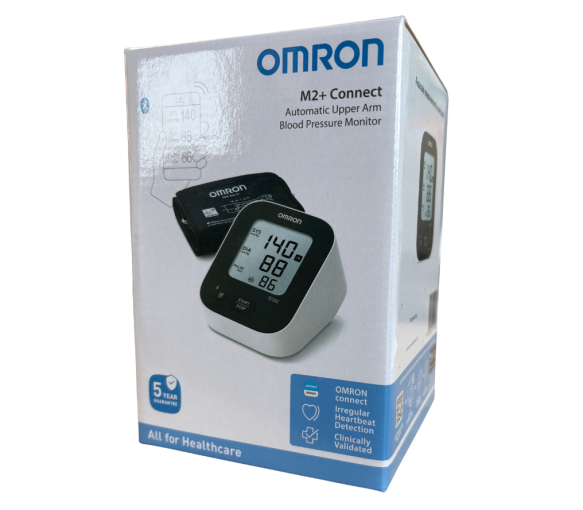 Automatisches Oberarm-Blutdruckmessgerät m2 intelli it+ Omron - Box mit einem Blutdruckmessgerät + Manschette - image 1