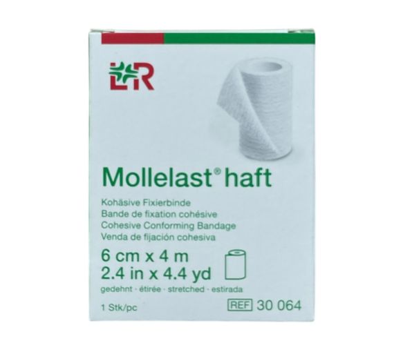 Kohäsive Binde Mollelast haft Lohmann & Rauscher - 1 Binde 6cmx4m