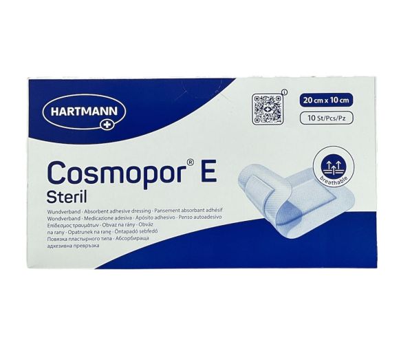 Cosmopor E Steril absorbierende, haftende Wundauflage Hartmann - Schachtel mit 10 Wundauflagen (20x10cm) - image 1