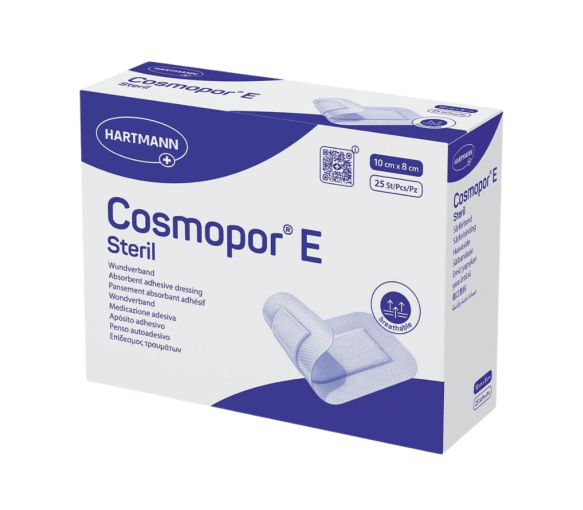 Cosmopor E Sterile Haftverbände Hartmann - Schachtel mit 25 Verbänden 10x8cm