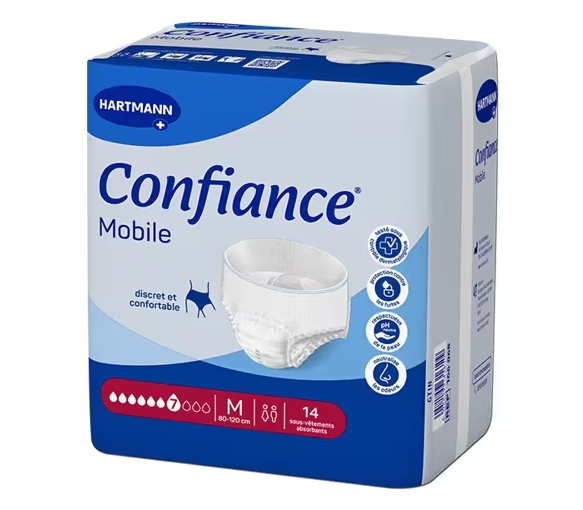 Vertrauen mobile Absorption 6 Größe M - 14 saugfähige Unterwäsche