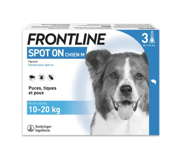Frontline Spot On Hunde 10-20 kg - 3 Pipetten zu 1,34 ml - image 1