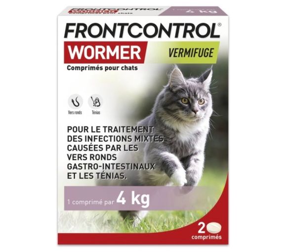 Frontcontrol Wurmkur Chas Wurmkur - Packung mit 2 Tabletten