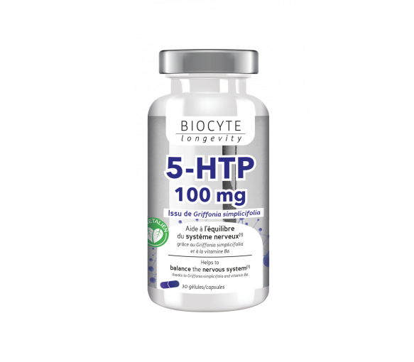 5-HTP 100mg Biocyte - Packung mit 30 Kapseln