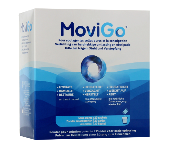 MoviGo harte Stühle und Verstopfung Norgine - Packung mit 20 Beuteln