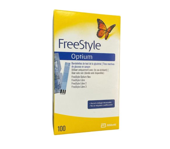 Freestyle Optium - Packung mit 100 Teststreifen