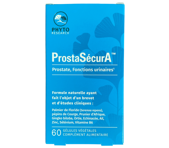 ProstaSécurA Phyto-Forschung - Packung mit 60 pflanzlichen Kapseln - image 1