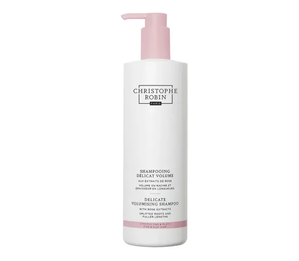 Sanftes Volumen-Shampoo mit Rosenextrakten von Christophe Robin - Pumpflasche 500ml