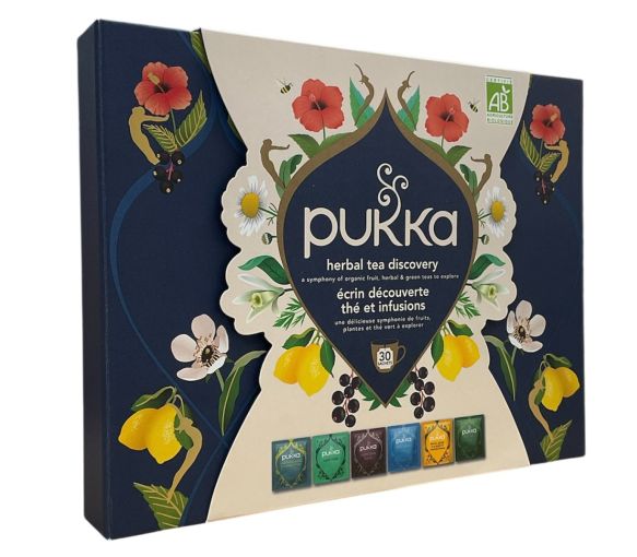 Entdeckungsgeschenkbox für Bio-Tee und Infusionen von Pukka - Geschenkbox mit 30 Beuteln - image 1