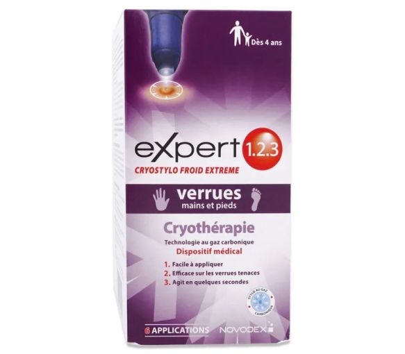 Experte 1 2 3 Kryostift Warzen an Händen und Füßen Novodex - ein Stift