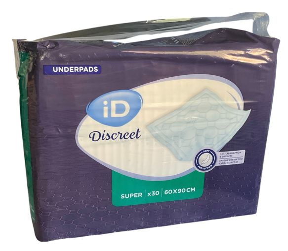 ID Diskret Super Einlagen 60x90cm Lohmann & Rauscher - Packung mit 30 Einlagen - image 1