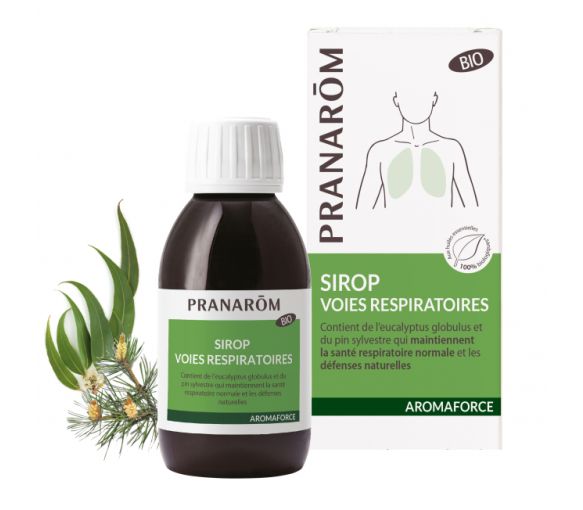 Aromaforce Bio Hustensaft Pranarôm - Flasche mit 150 ml