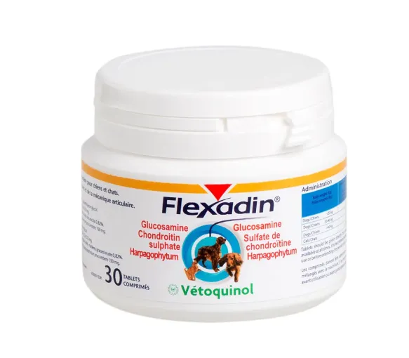 Flexadin Arthrose Hund und Katze Vetoquinol - Dose mit 30 Tabletten
