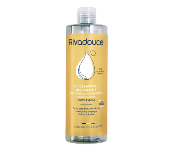 Rivadouce rückfettendes Waschöl für Körper und Gesicht - Flasche mit 400 ml - image 1