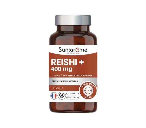 REISHI+ 400mg Santarome - pot de 60 gélules - image 1