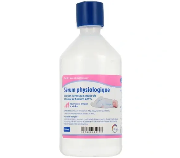 Physiologisches Serum EG Labo - Flasche mit 500ml