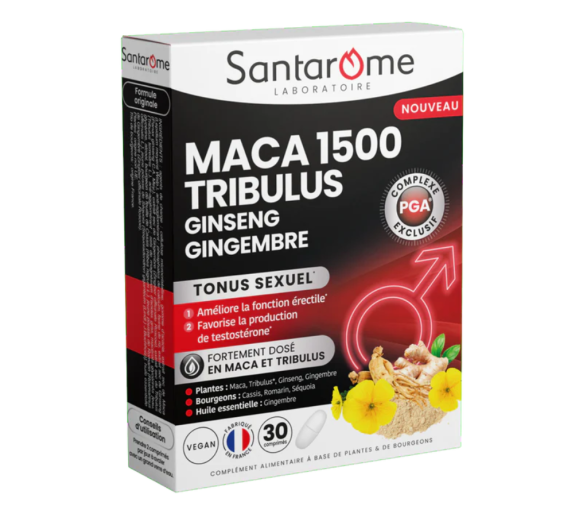 Maca 1500 Tribulus Santarôme - Packung mit 30 Tabletten - image 1