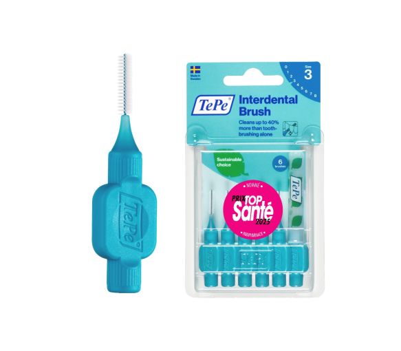 Original Interdentalbürsten blau Größe 3 (0,6 mm) TePe - 6 Bürsten - image 1