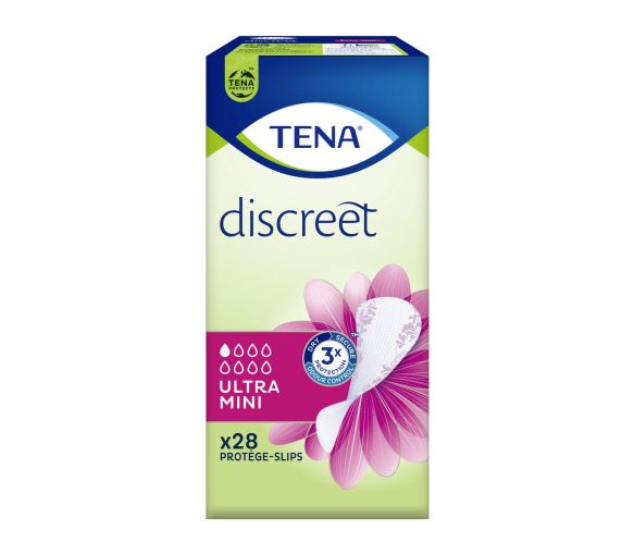 Lady Ultra Mini Slipeinlagen Discreet Tena - Packung mit 28 Slipeinlagen - image 1