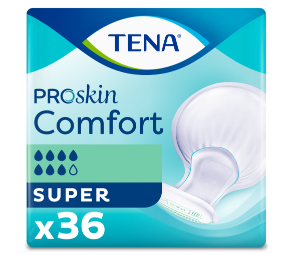 ProSkin Comfort Super anatomische Einlagen Tena - Packung mit 36 Einlagen