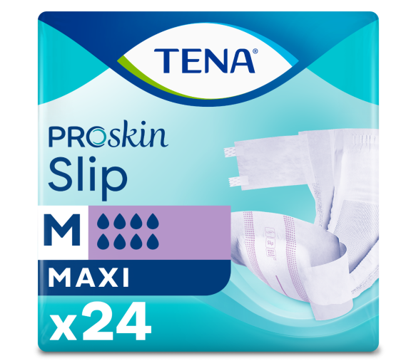 Proskin Slip Erwachsenenwindeln Maxi Größe M Tena - Packung mit 24 vollständigen Wechseln - image 1