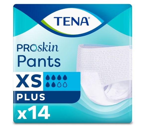 Proskin Pants saugfähige Slips XS Tena - Packung mit 14 Schutzvorrichtungen