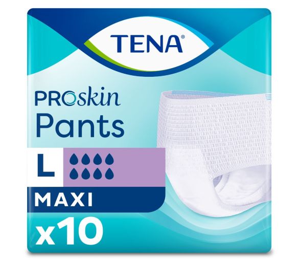 ProSkin Pants saugfähige Slips maxi L Tena - Packung mit 10 Schutzvorrichtungen