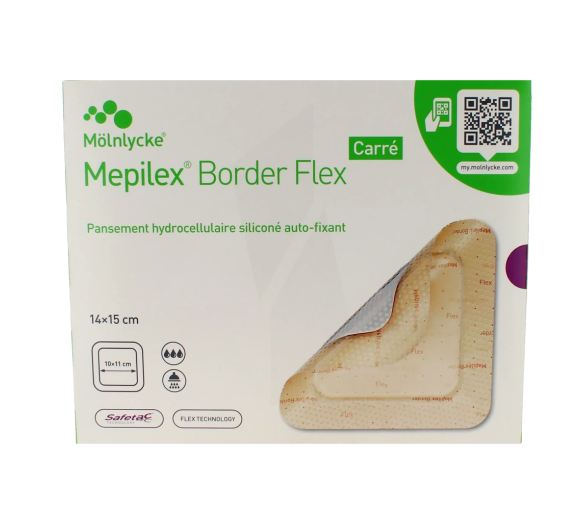 Mepilex Border Hydrocellularverband 14x15cm - Schachtel mit 16 Verbänden - image 1