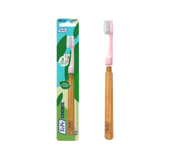 Zahnbürste Choice TePe - Box mit 1 Zahnbürste + 3 austauschbaren Köpfen - image 1